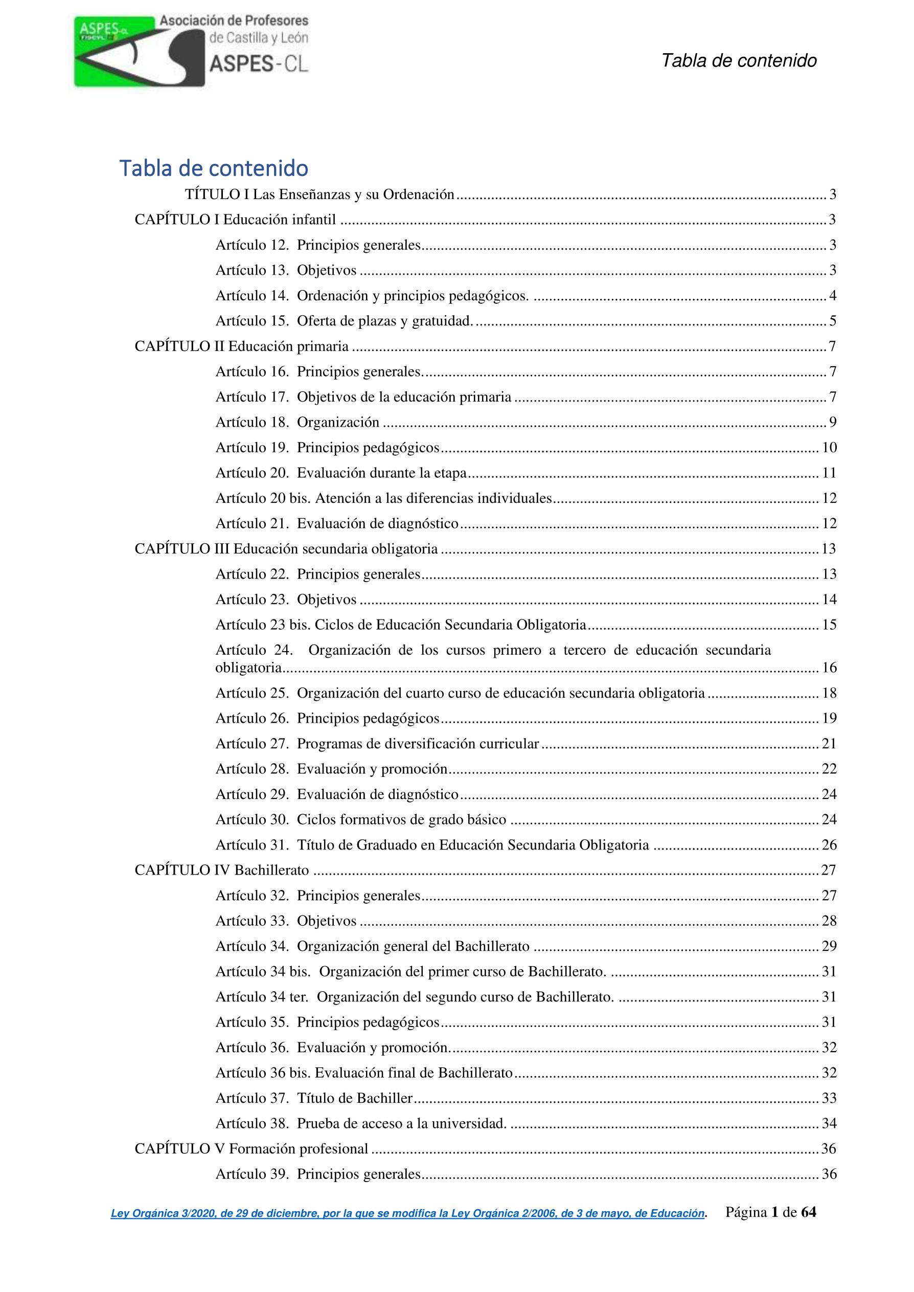 2 titulo I Las enseñanzas y su ordenación 2