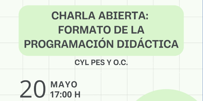 Charla Abierta - Formato Programación Didáctica