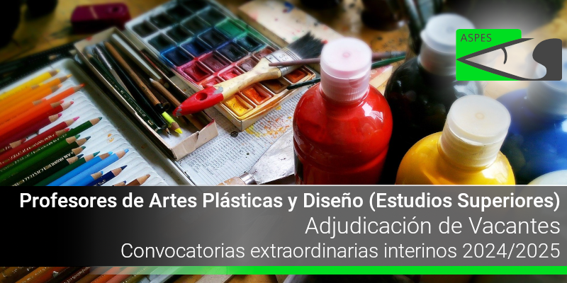 adj vacantes prof art plas dise2425