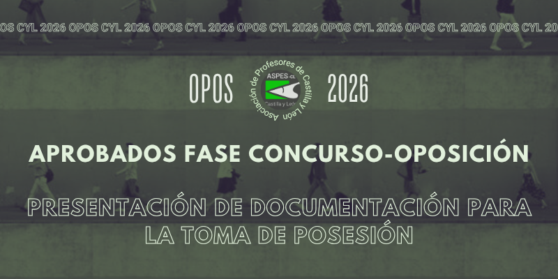 PES y Otros Cuerpos. Oposiciones 2026. Toma de posesión